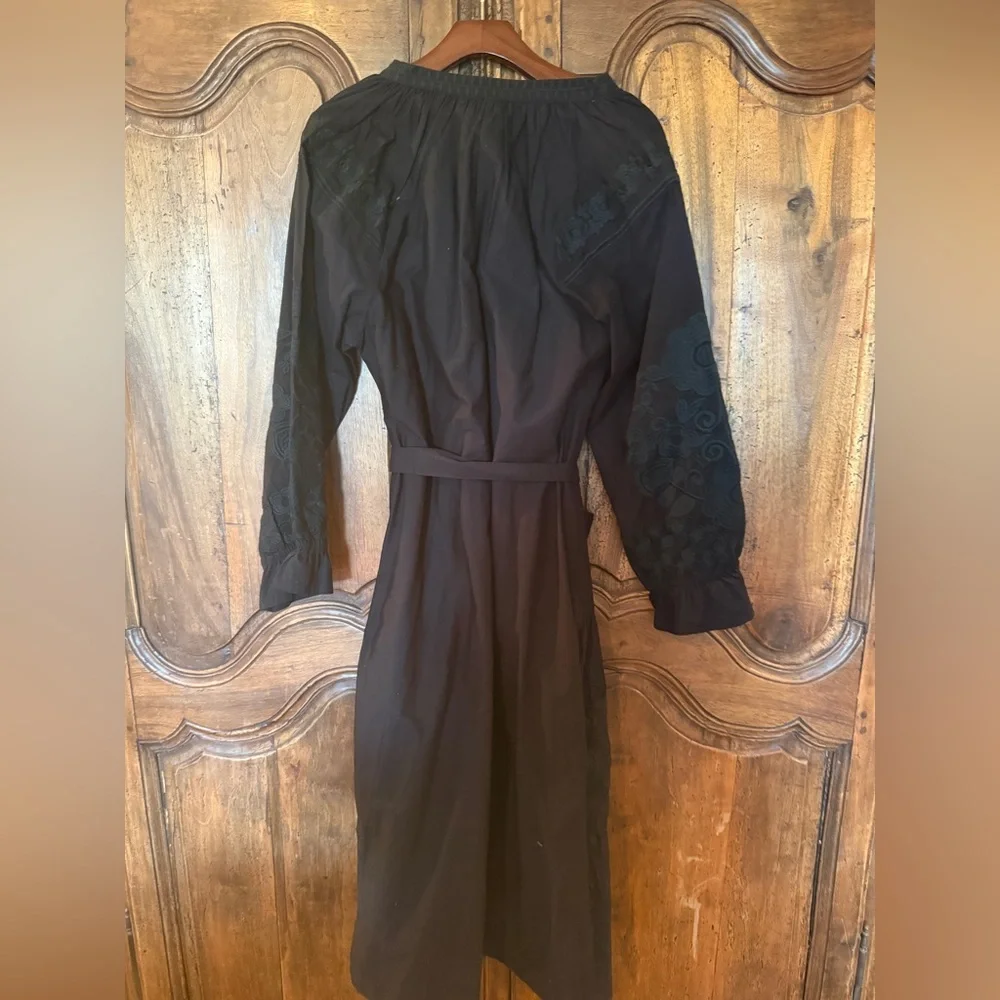 Julia Amory Coatue Caftan Dress in Coal- Size XL - Picture 6 of 8